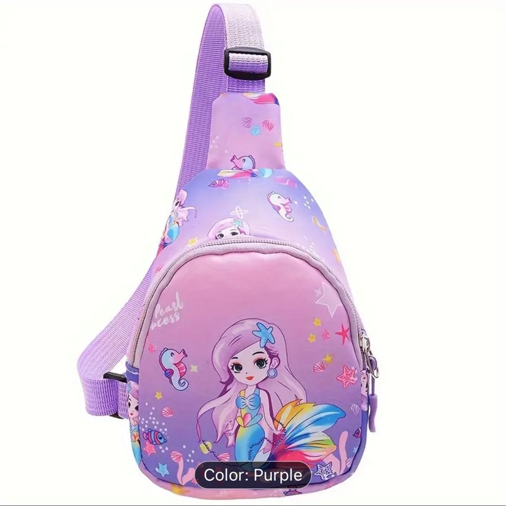 1pc Girl's Cartoon Cute Multicolor Bag
